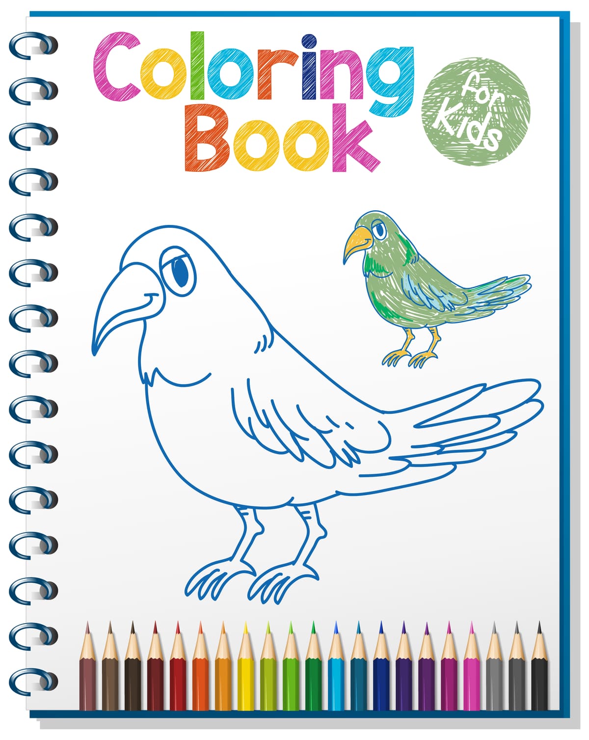 Lion Coloring Book cover